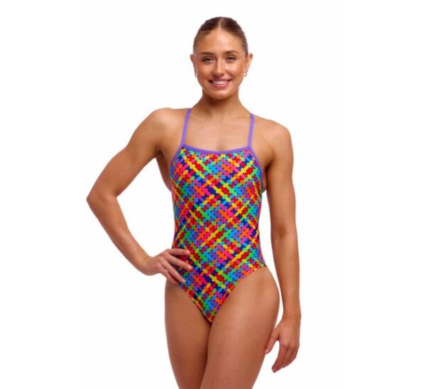Купальник Funkita Ladies Tie Me Tight One Piece - Bread Basket  (Розмір: 10, 12, 14 ) Безкоштовна доставка - Зображення 3