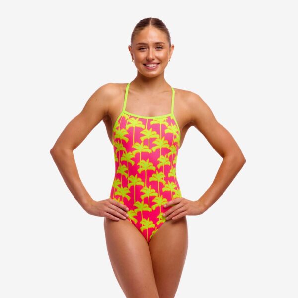 Купальник Funkita Ladies Tie Me Tight One Piece - Sweet Coconuts  (Розмір: 8, 10, 12, 14 ) Безкоштовна доставка