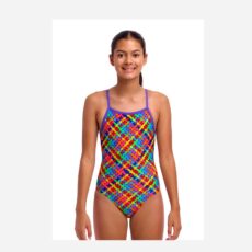 Купальник Funkita Girl's Tie Me Tight One Piece - Bread Basket (Розмір: 10, 12, 14)