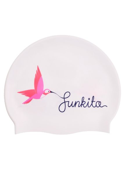 Силіконова шапочка для плавання Funkita Silicone Swimming Cap Hummy Bunny