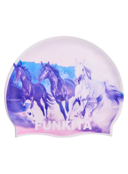 Силіконова шапочка для плавання Funkita Silicone Swimming Cap Ride Time