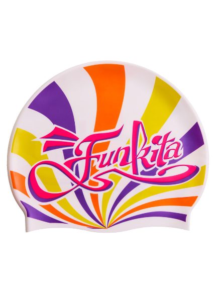 Силіконова шапочка для плавання Funkita Silicone Swimming Cap Summer Sundae