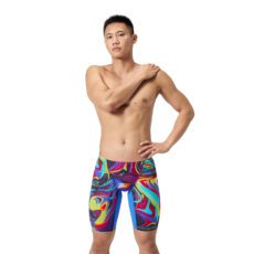 Стартові гідрошорти Speedo Fastskin LZR Pure Valor 2.0 Jammer - molten blur/cobalt pop print (Розмір: 22, 23, 24)