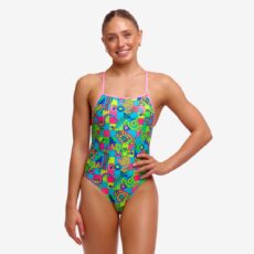Купальник Funkita Ladies Tie Me Tight One Piece - Lakes & Saddles (Розмір: 10, 12)