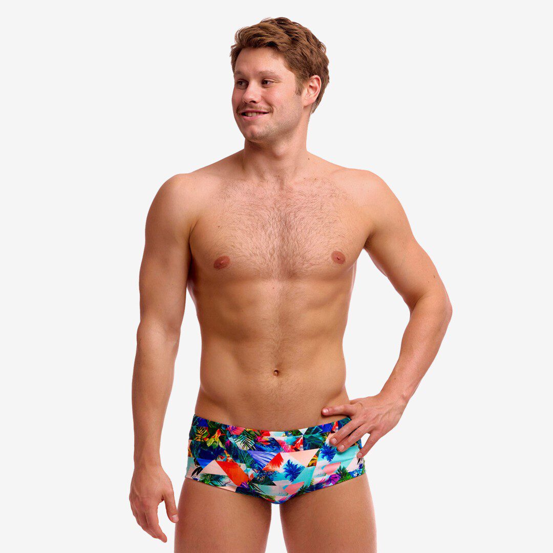 Плавки Funky Trunks Men's Classic Trunks - Palm Prism (Розмір: USA 30, 32, 34, 36, 38, 40)