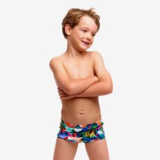 Дитячі плавки Funky Trunks Toddler Boy's Printed Trunks - Palm Prism (Розмір: 6, 7 років)