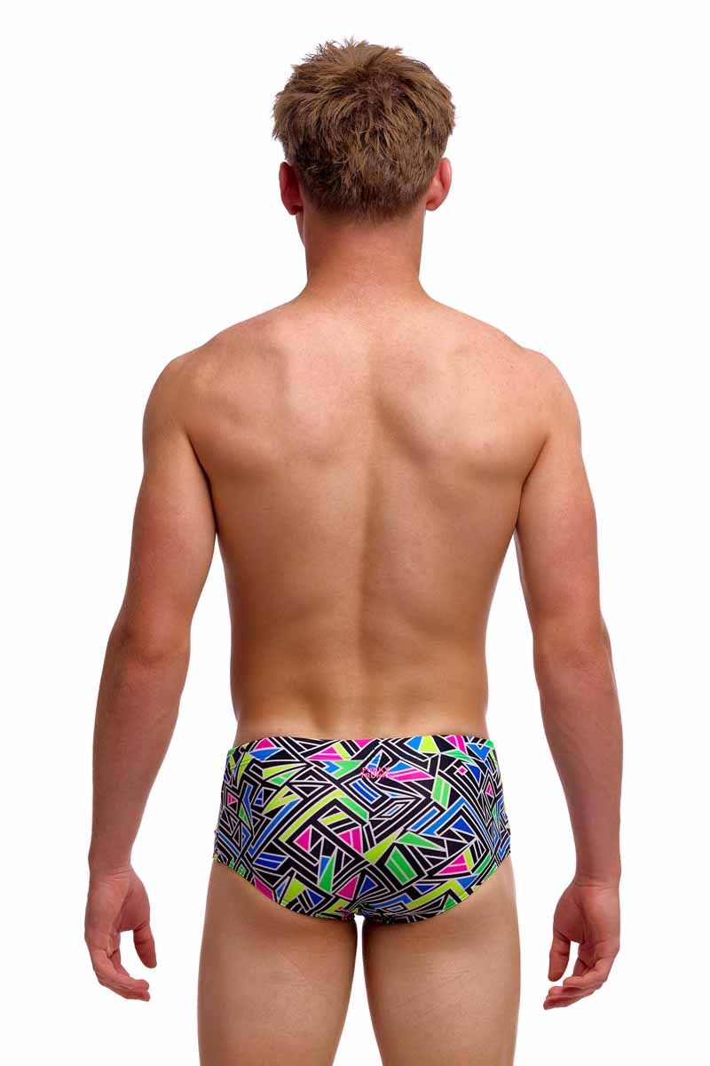 Плавки Funky Trunks Boy's Sidewinder Trunks - Bits Of Peace (Розмір: USA 24, 26, 28) - Зображення 2