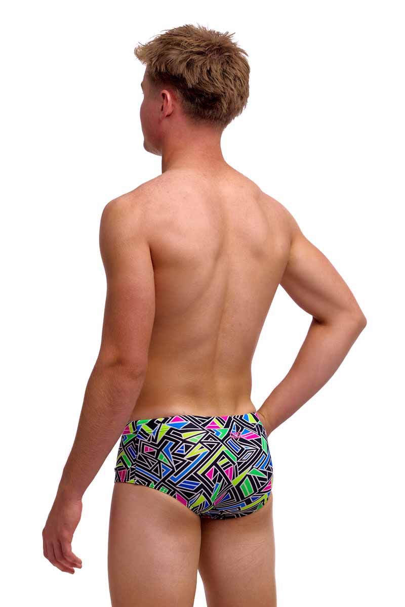 Плавки Funky Trunks Boy's Sidewinder Trunks - Bits Of Peace (Розмір: USA 24, 26, 28) - Зображення 4