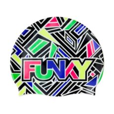 Шапочка для плавання Funky Trunks Silicone Swimming Cap - Bits Of Peace