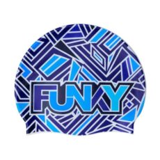 Шапочка для плавання Funky Trunks Silicone Swimming Cap - Blue Bits