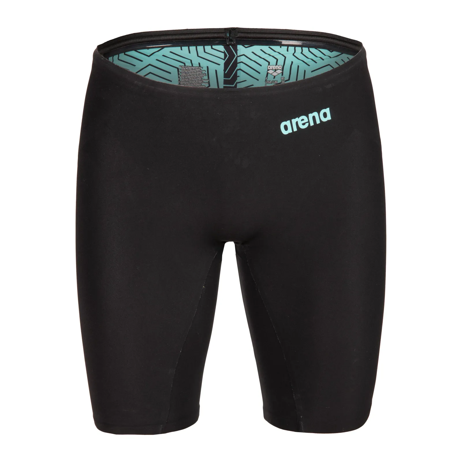 Стартові гідрошорти Arena Powerskin Veloce Jammer - Black Teal (Розмір: F 60, 65) - Зображення 3