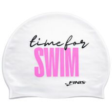 Шапочка для плавання FINIS - Time For Swim White