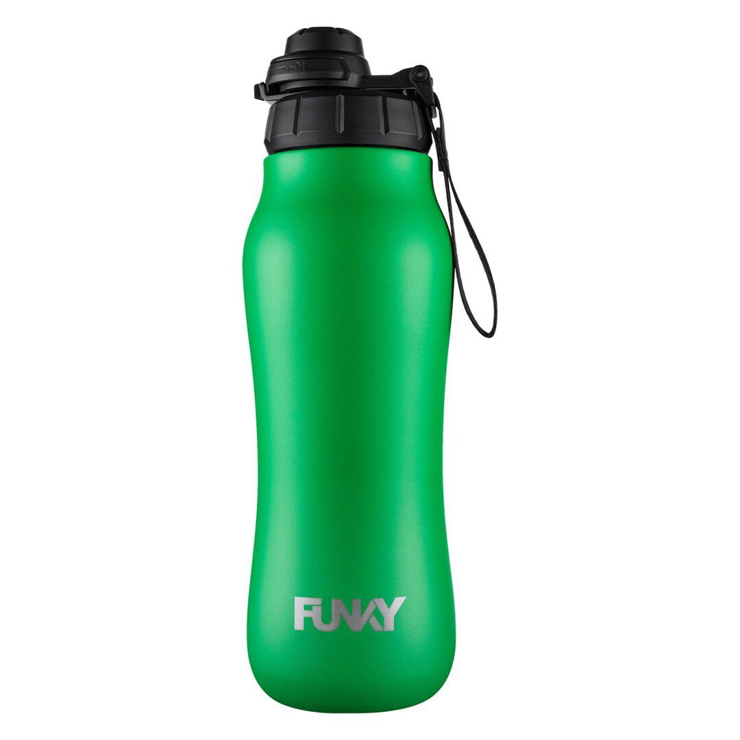 Funky Clean Stream Water Bottle - Green